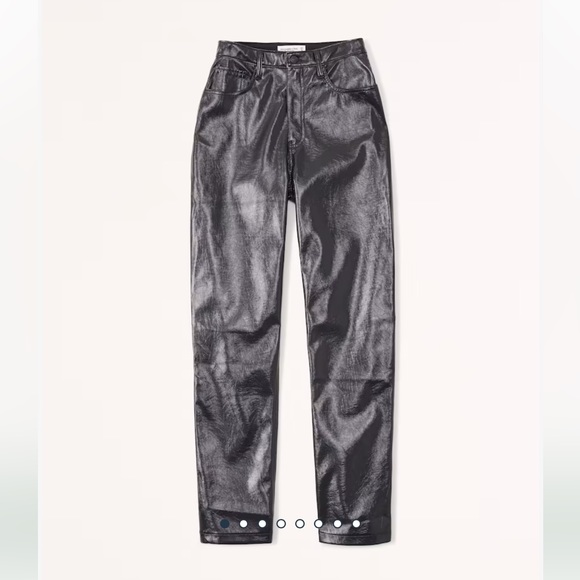 Abercrombie Curve Love Patent Leather Pants - Picture 2 of 3